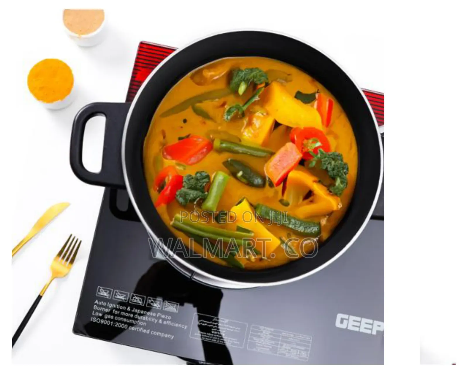 Geepas 3 Burner Gas Cooker Ggc31012