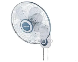 Geepas 16 Inch Wall Fan 3 Speed Settings With 2 Pull String Cords