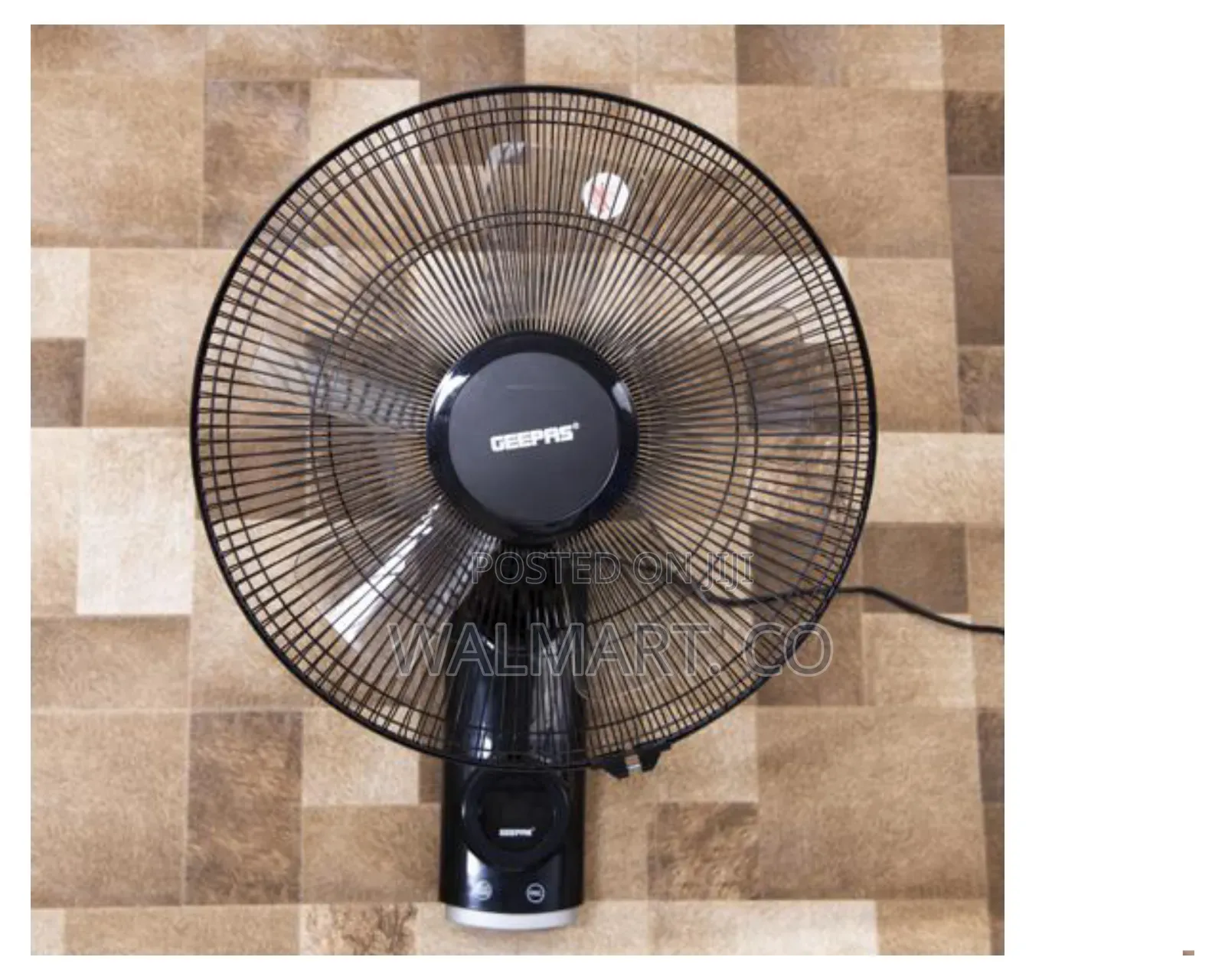 Geepas 16 Inch Wall Fan 60w 3 Speed Settings
