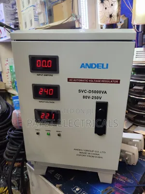 Digital SVC -D-5000watts Automatic Regulator for Andeli