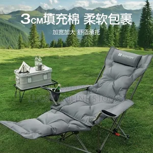 2in1 Folding Chair With Footrest