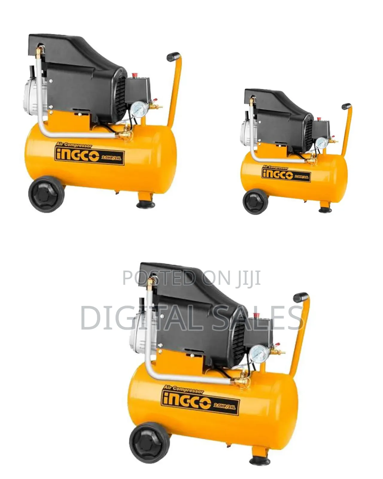 Ingco Ac202411 Air Compressor 24ltr