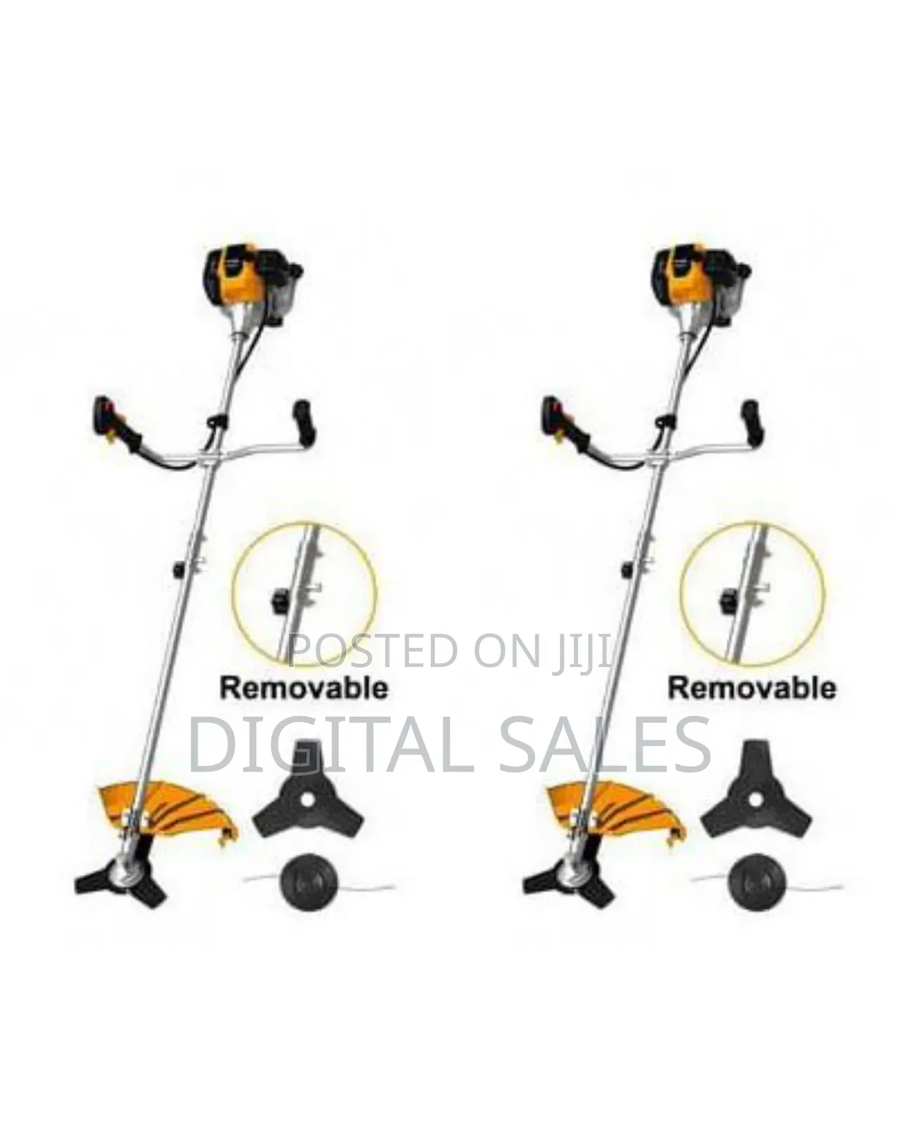Gasoline Hedge Trimmer Multi-Tool-Orange Silver