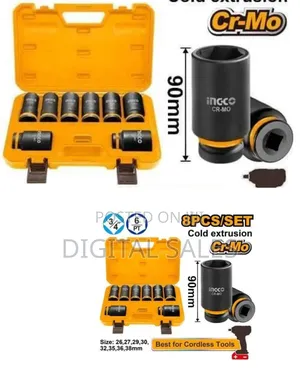 Deep Wall Socket Drive Set