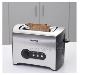 Geepas 900w 2 Slice Stainless Steel Bread Toaster