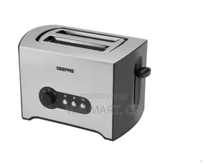 Geepas 900w 2 Slice Stainless Steel Bread Toaster