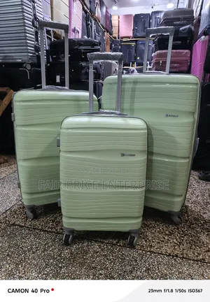(3 in 1 Full Set)Executive Plastic Suitcase
