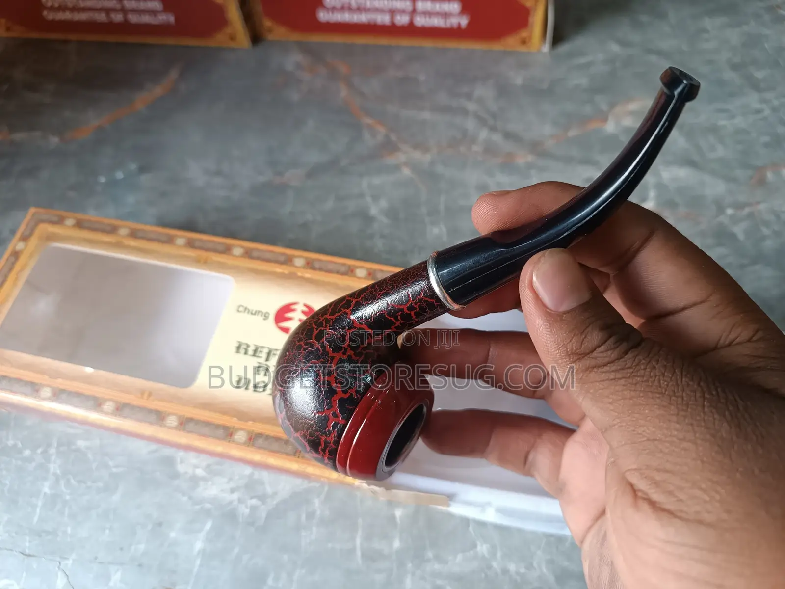 Bent Design Wooden Pipe