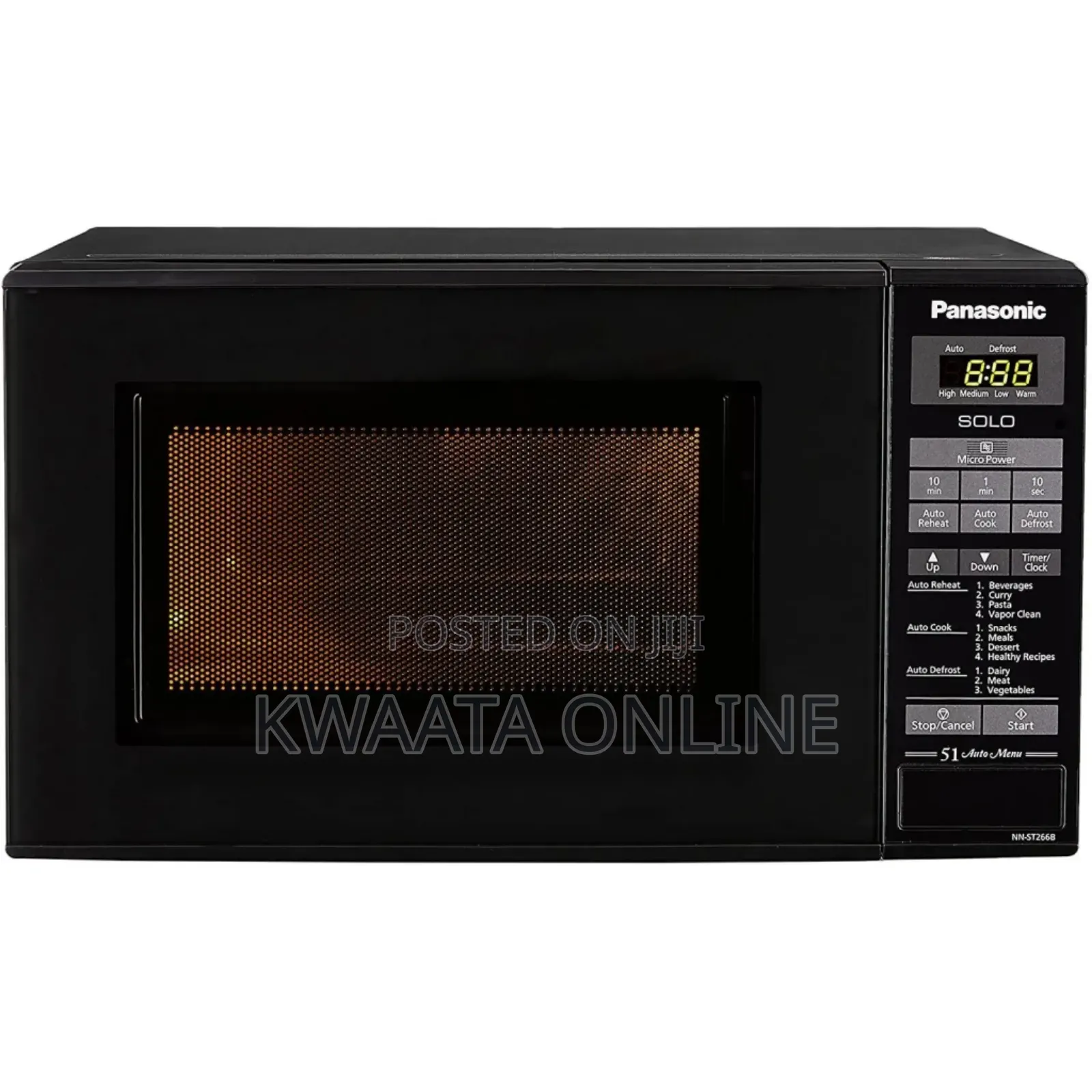 Panasonic 20l Microwave Oven, Nn-st266b - 800w, Easy Touch Control