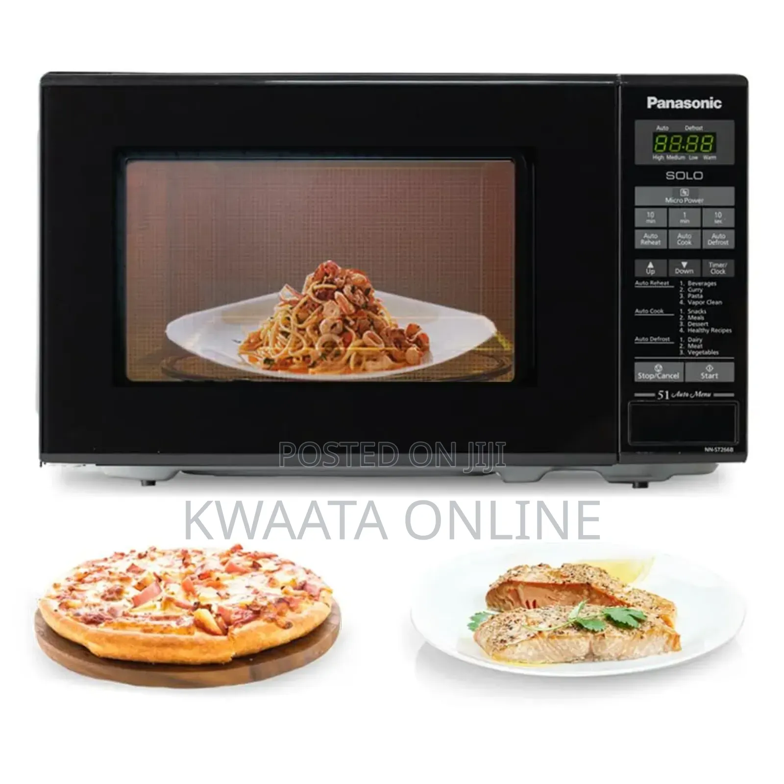 Panasonic 20l Microwave Oven, Nn-st266b - 800w, Easy Touch Control