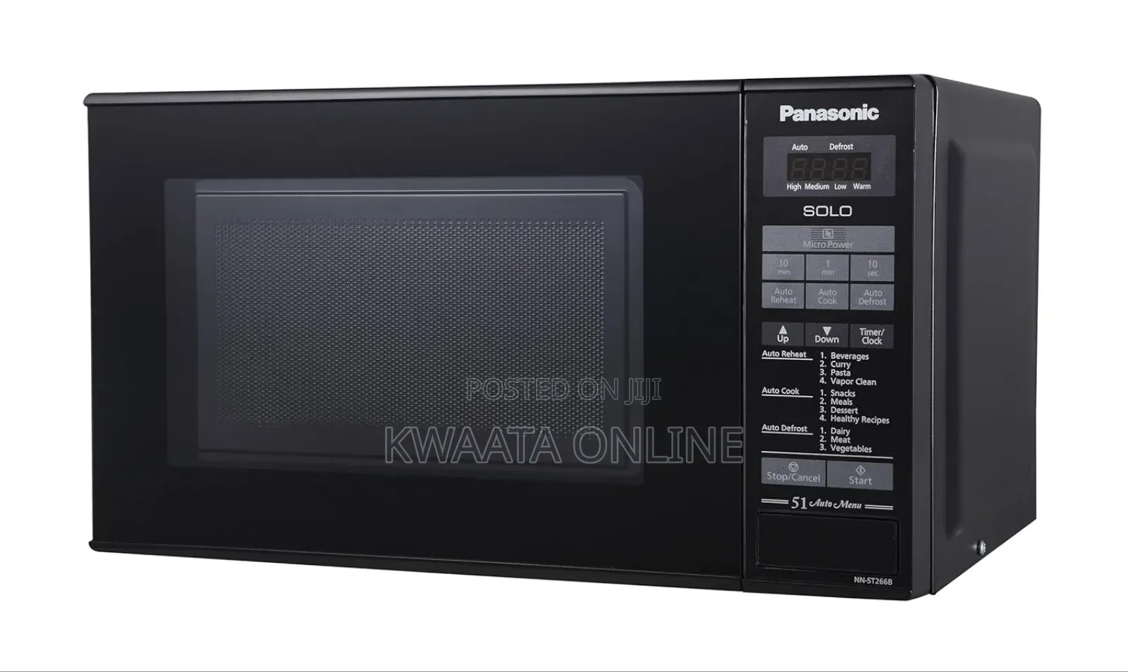 Panasonic 20l Microwave Oven, Nn-st266b - 800w, Easy Touch Control