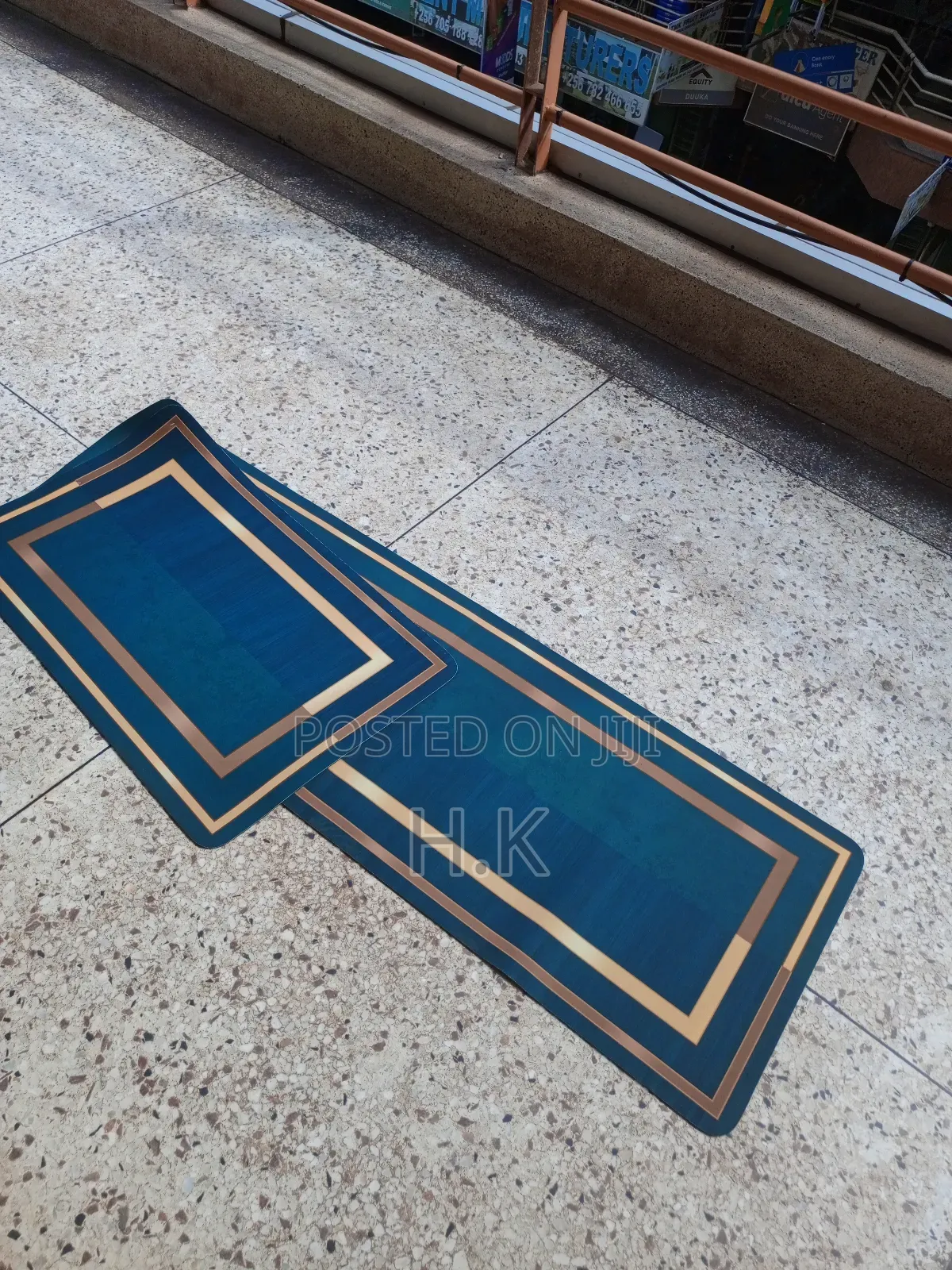 Rubber Kitchen Mat (2pcs)