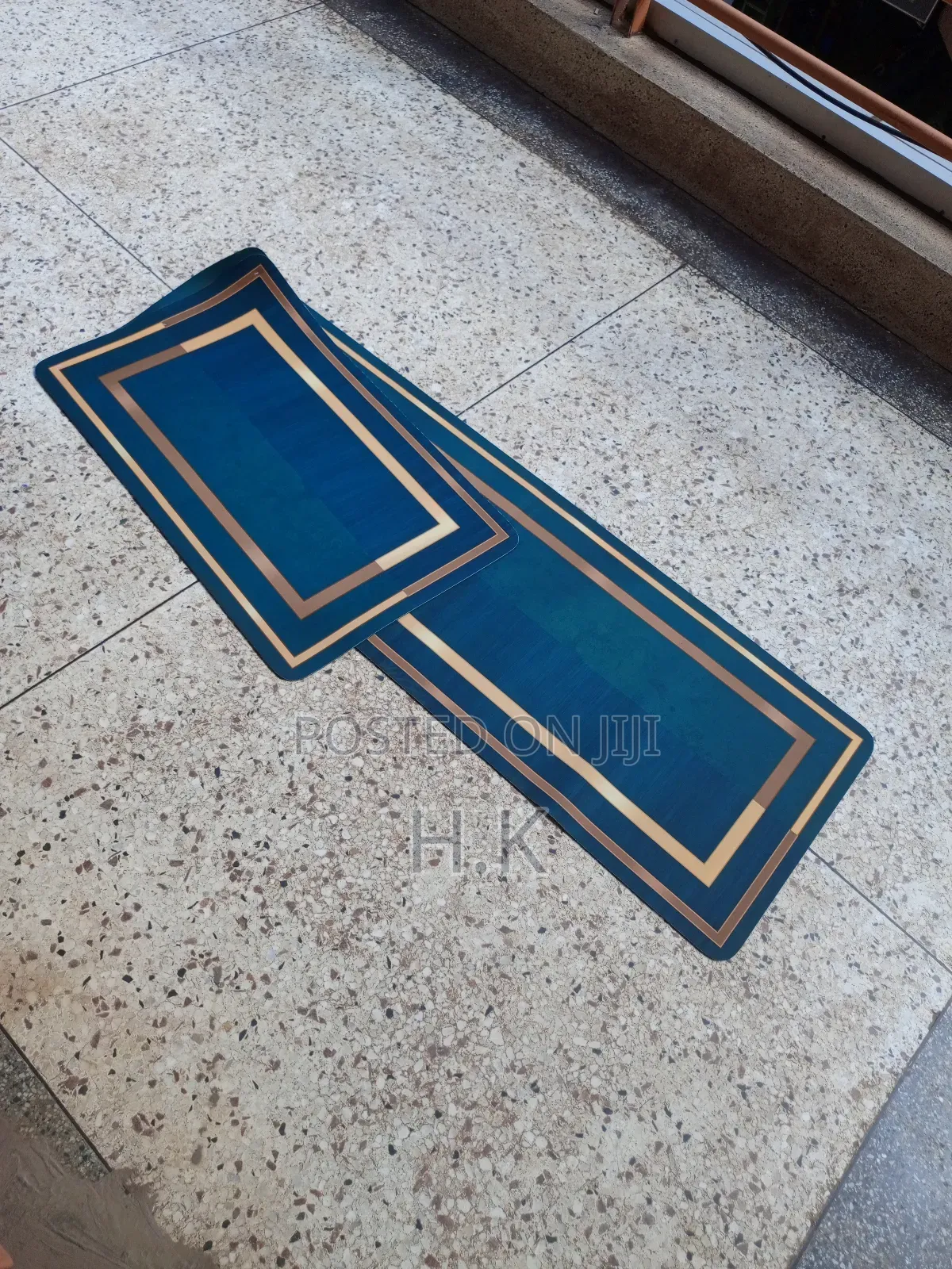 Rubber Kitchen Mat (2pcs)