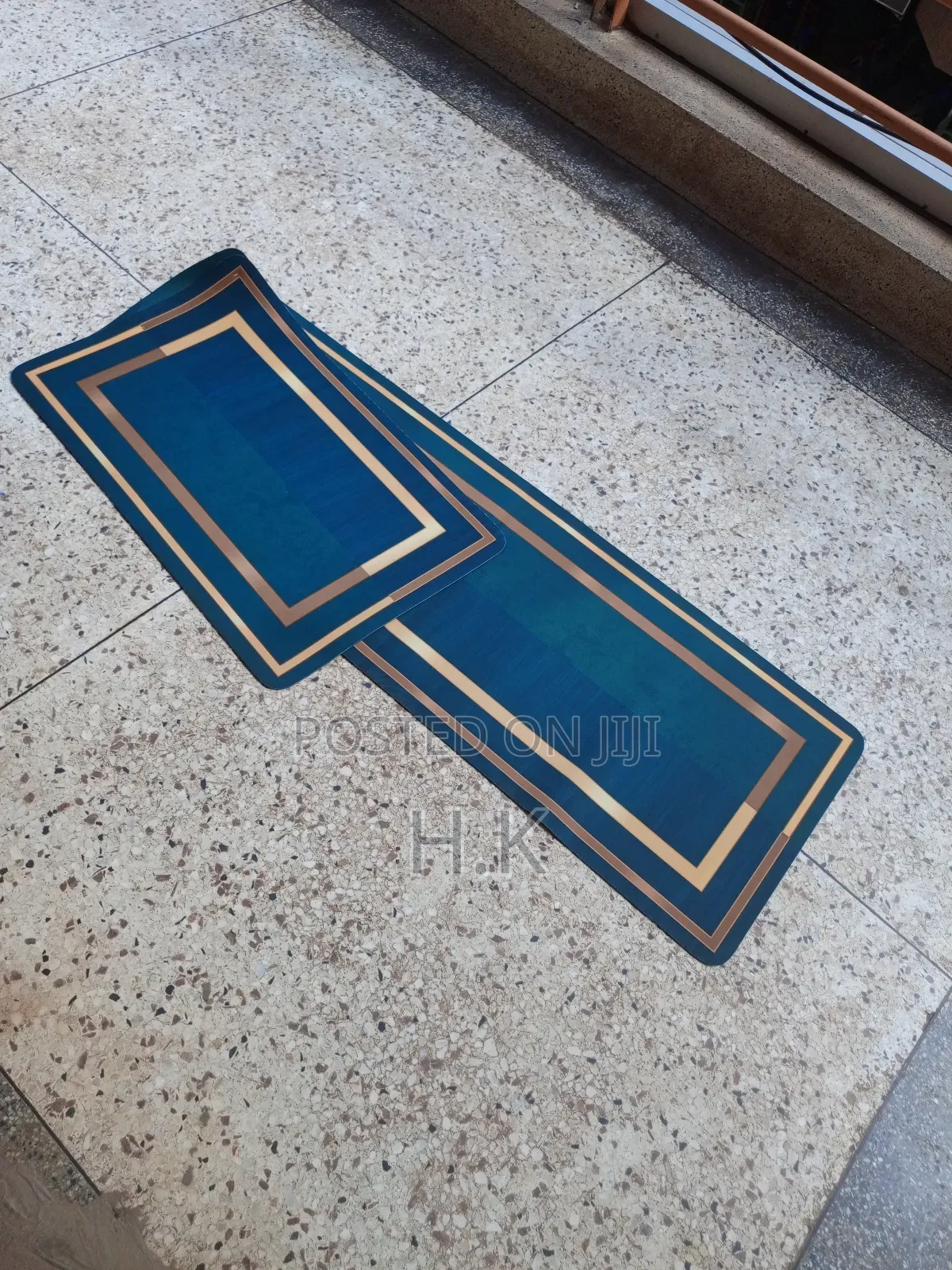 Rubber Kitchen Mat (2pcs)