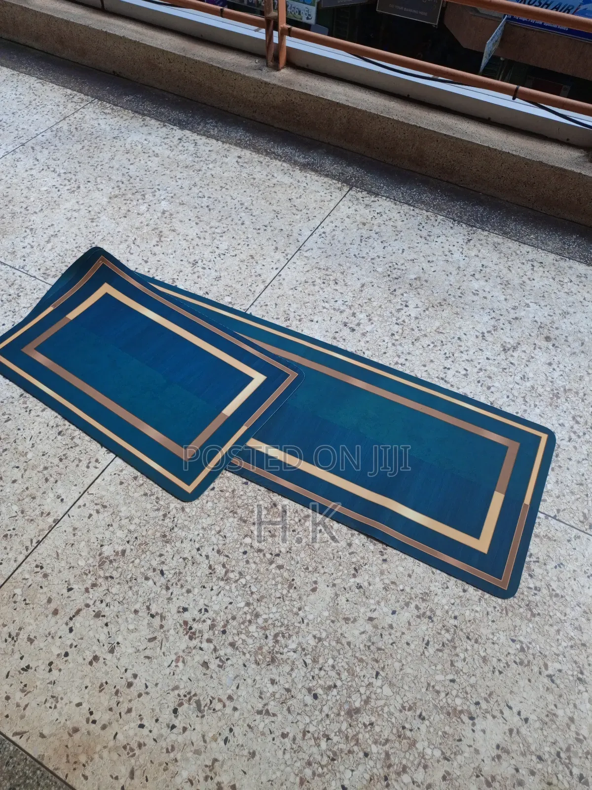 Rubber Kitchen Mat (2pcs)