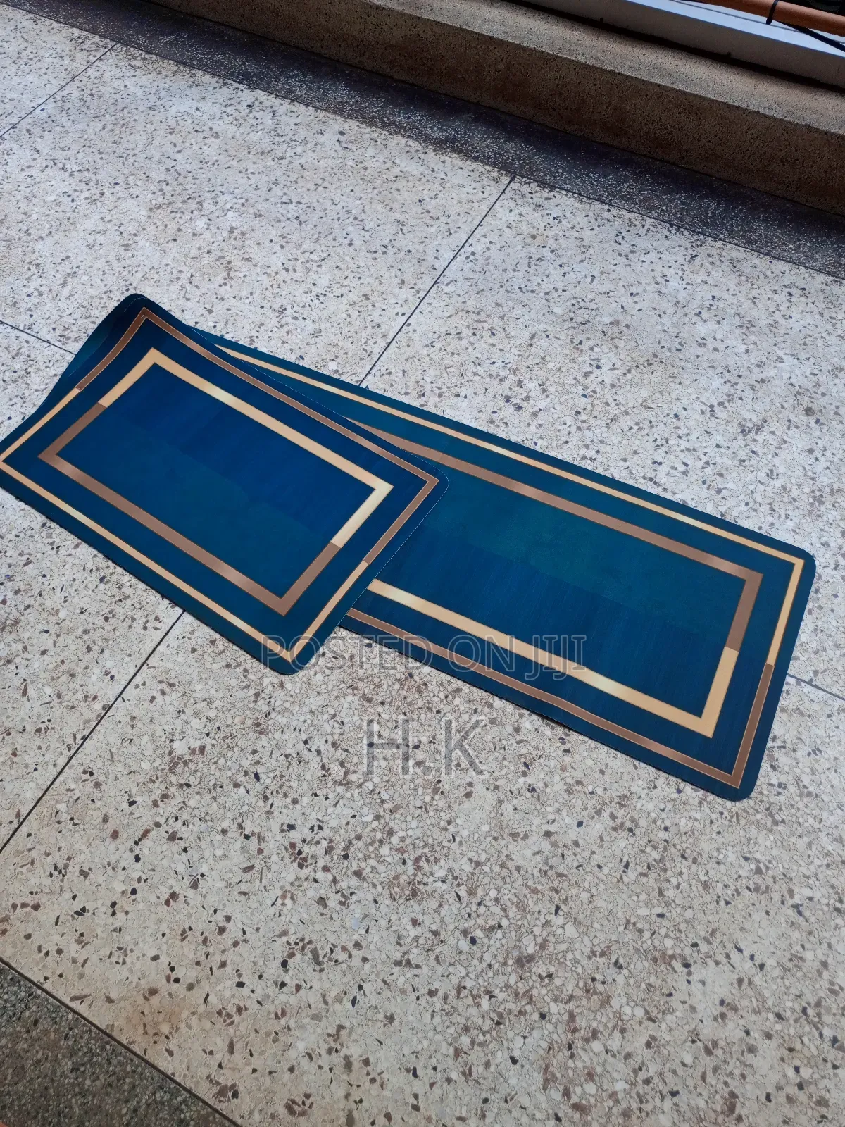 Rubber Kitchen Mat (2pcs)