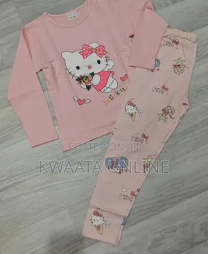 Cotton Full Sleeves Pajama Set For Girls And Boys