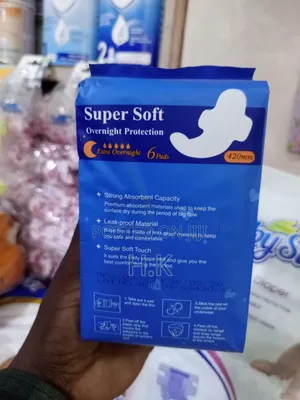 Aiwina Super Soft Overnight Protection Sanitary Pads.
