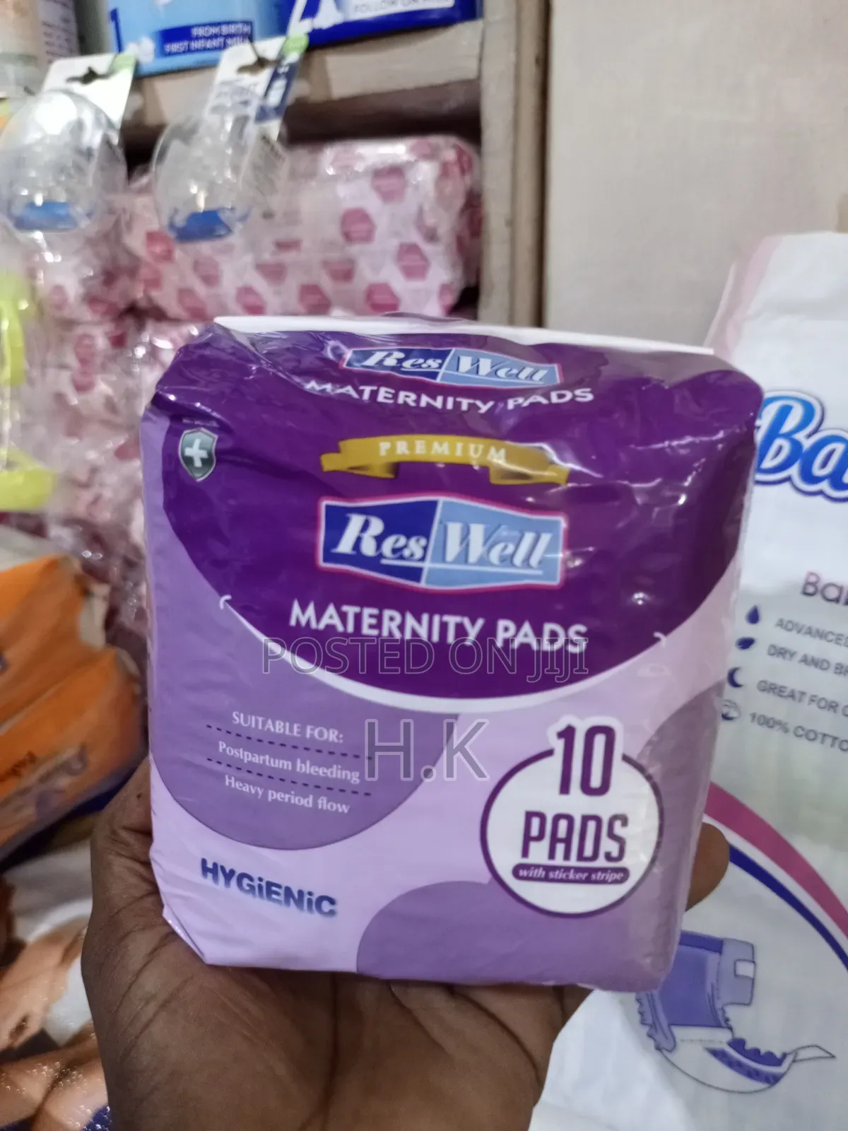 Reswell Maternity Pads.