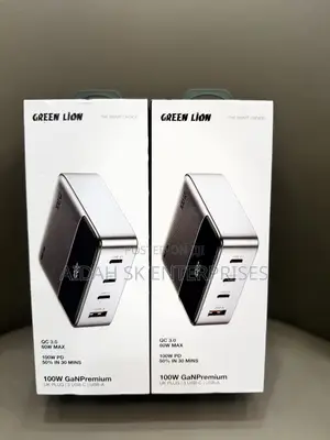 Green Lion 100w Gan Premium Uk Plug Adapter