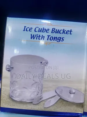 Ice Cube Bucket With Tongs