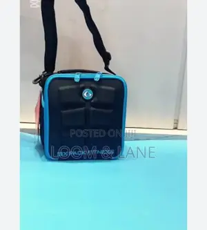 Six Pack Fitness Blue / Black Lunch Bag