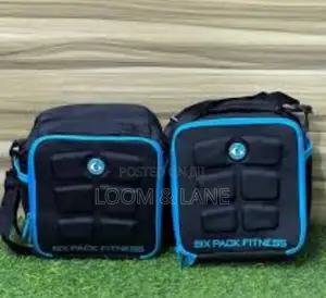 Six Pack Fitness Blue / Black Lunch Bag