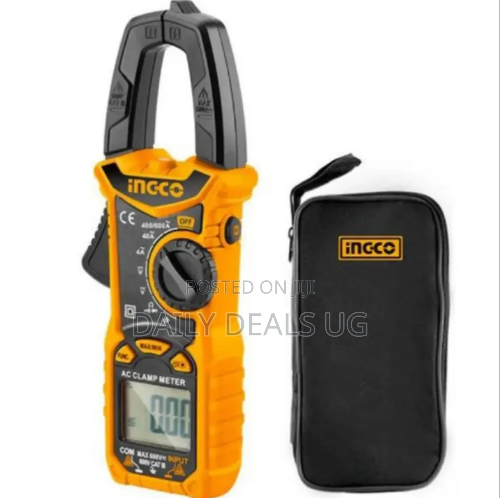 Ingco Dcm6003-Digital Ac Clamp Meter-Orange