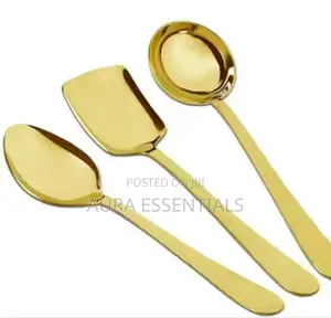 3pcs Stainless Steel Serving Spoons Set