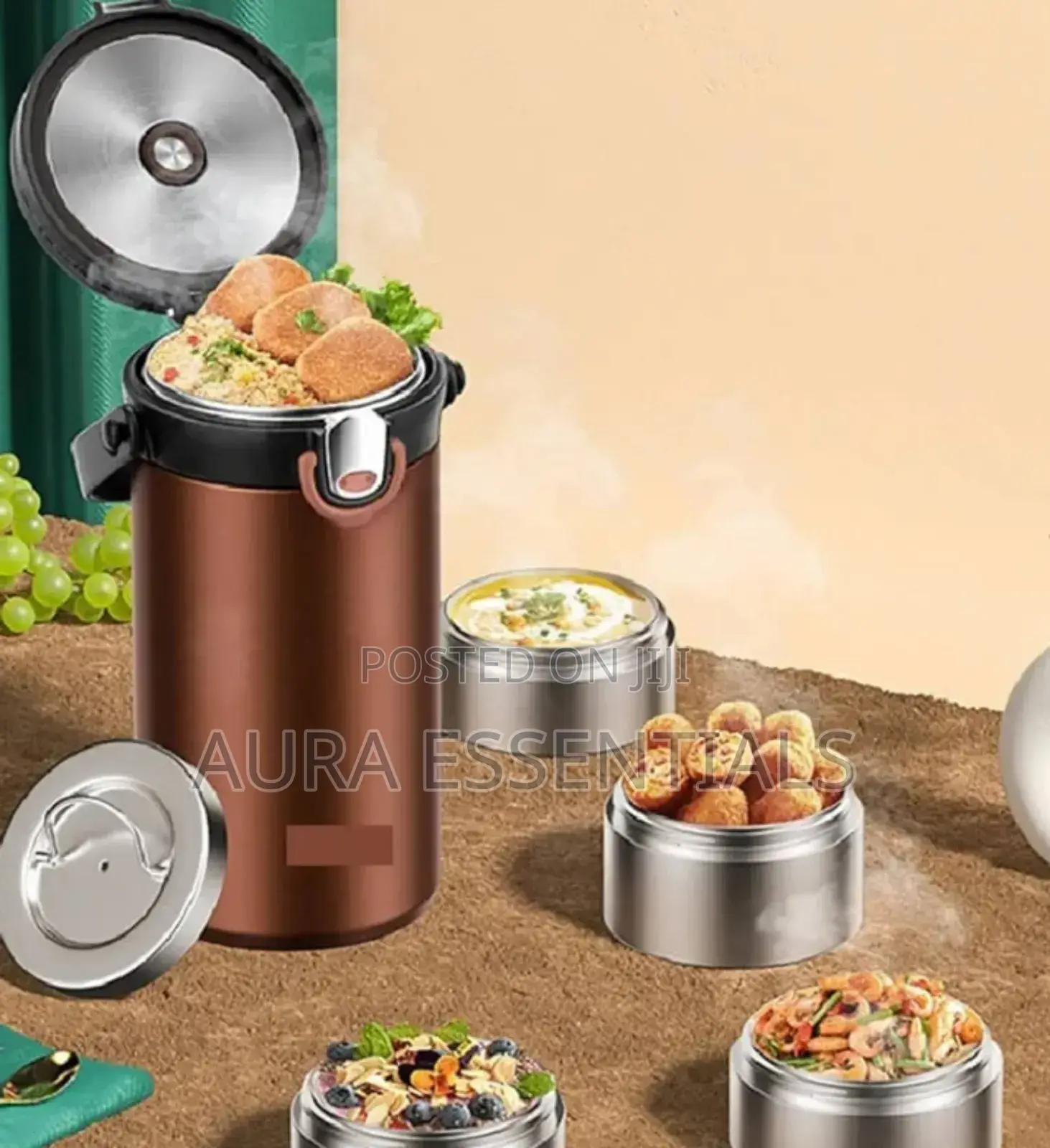 3litres Multi Compartment Lunch Box