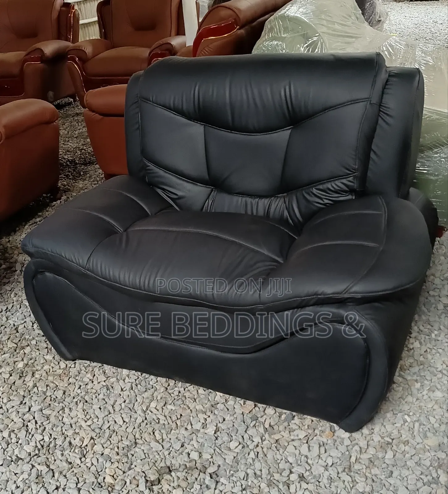Unique 5 Sitters Leather Sofa