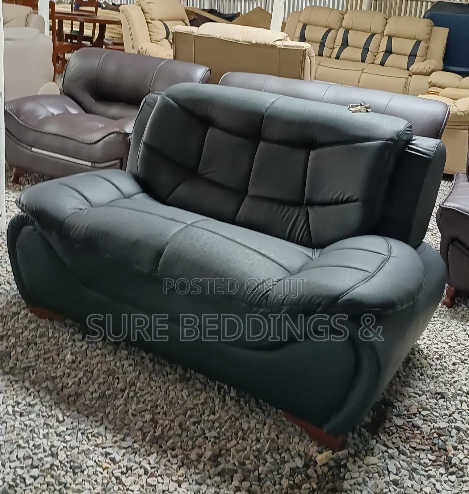 Unique 5 Sitters Leather Sofa