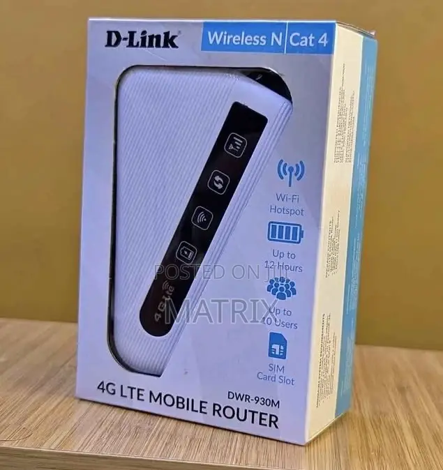 D-Link DWR-930m 4glte Mobile Mifi for All Network