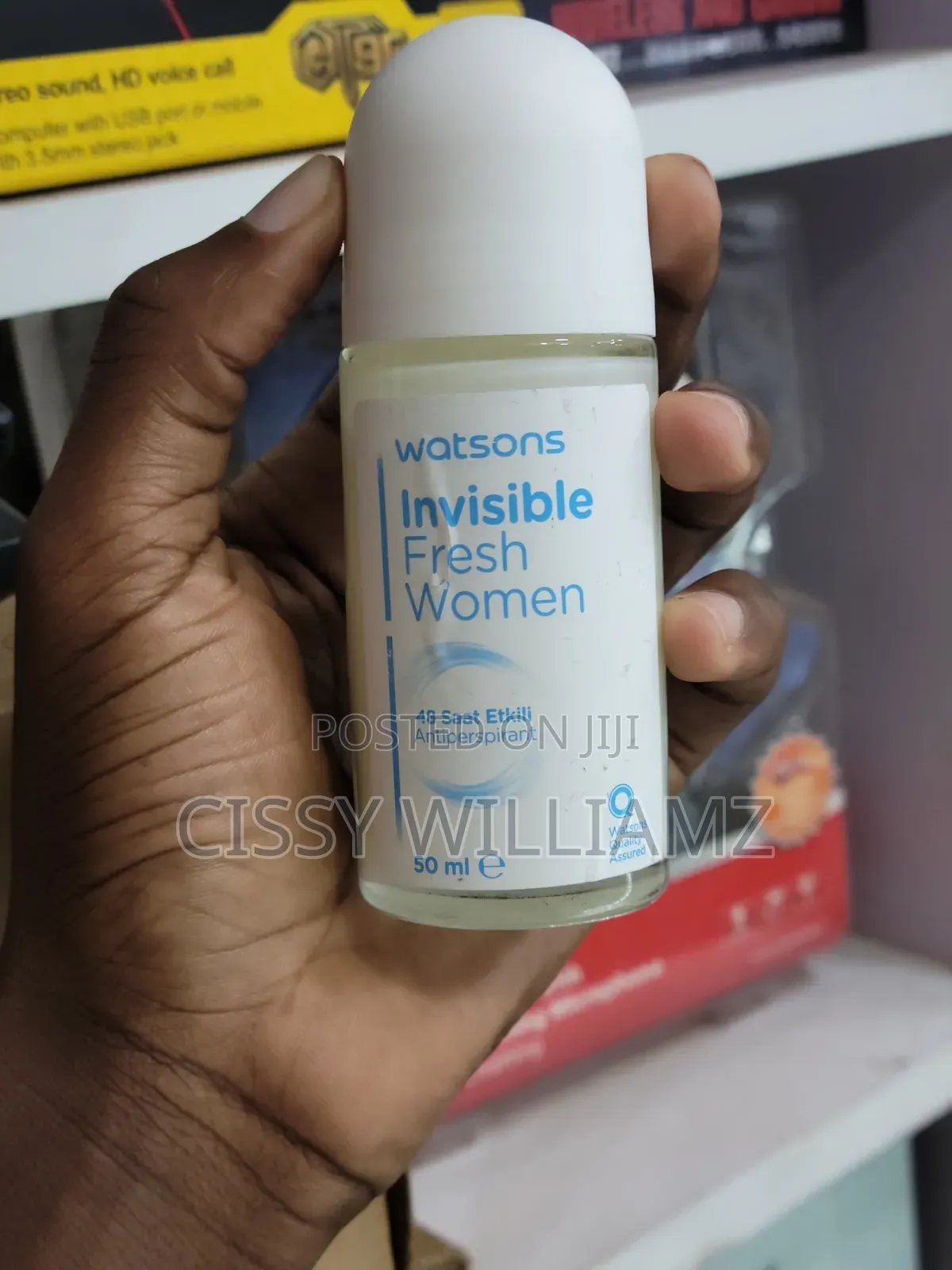 Watsons Invisible Fresh Women's Roll-on Deodorant 50mls