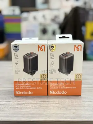 Mcdodo 67w Usb C Charger / Adapter, Retractable Cable & Power Display