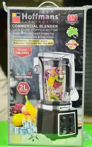 2 Litres Hoffman Silent Blender