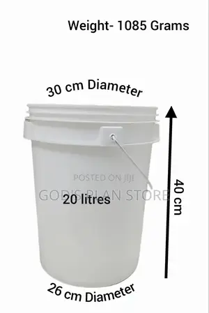 Plastic Paint Bucket Empty With Seal Lid