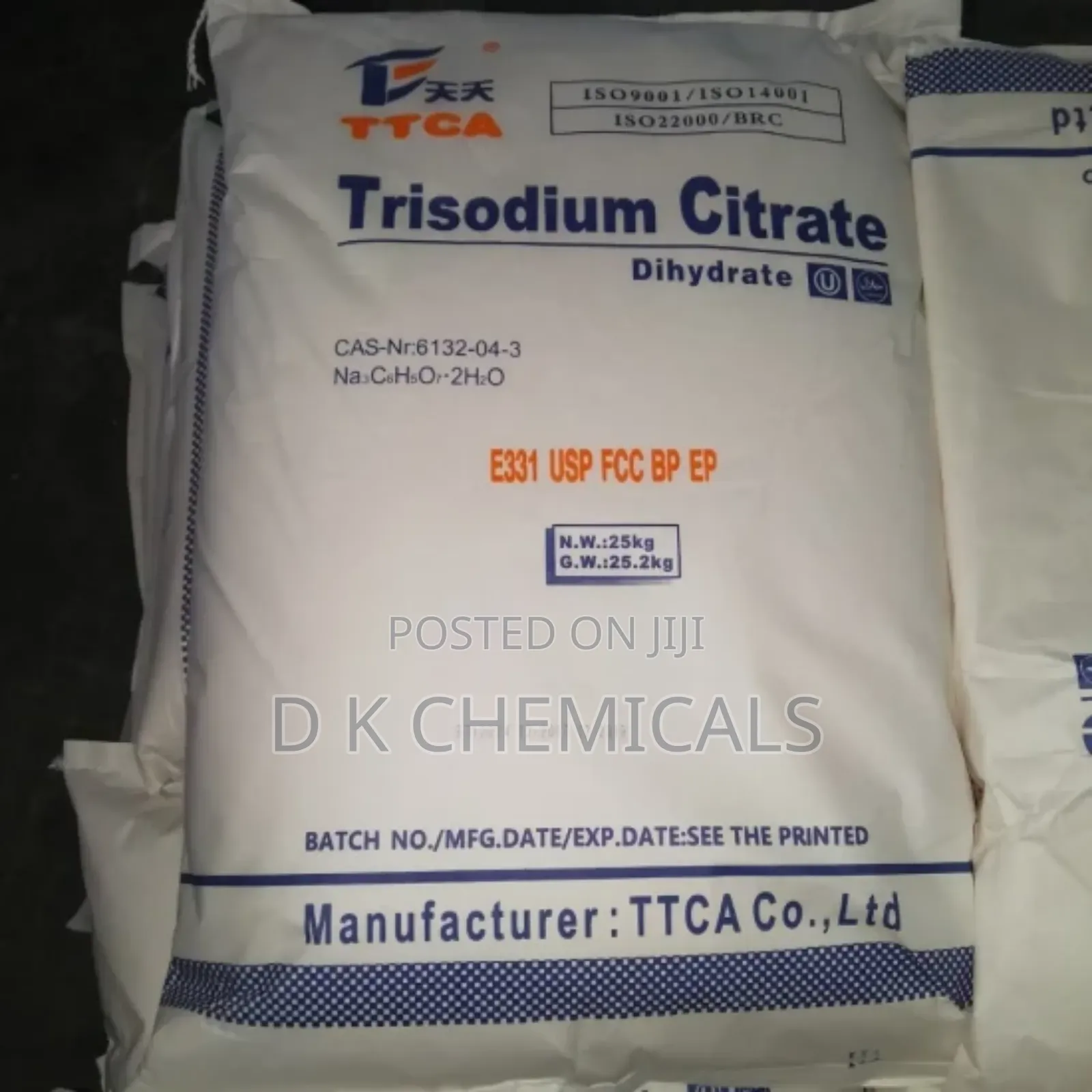 Trisodium Citrate Dk