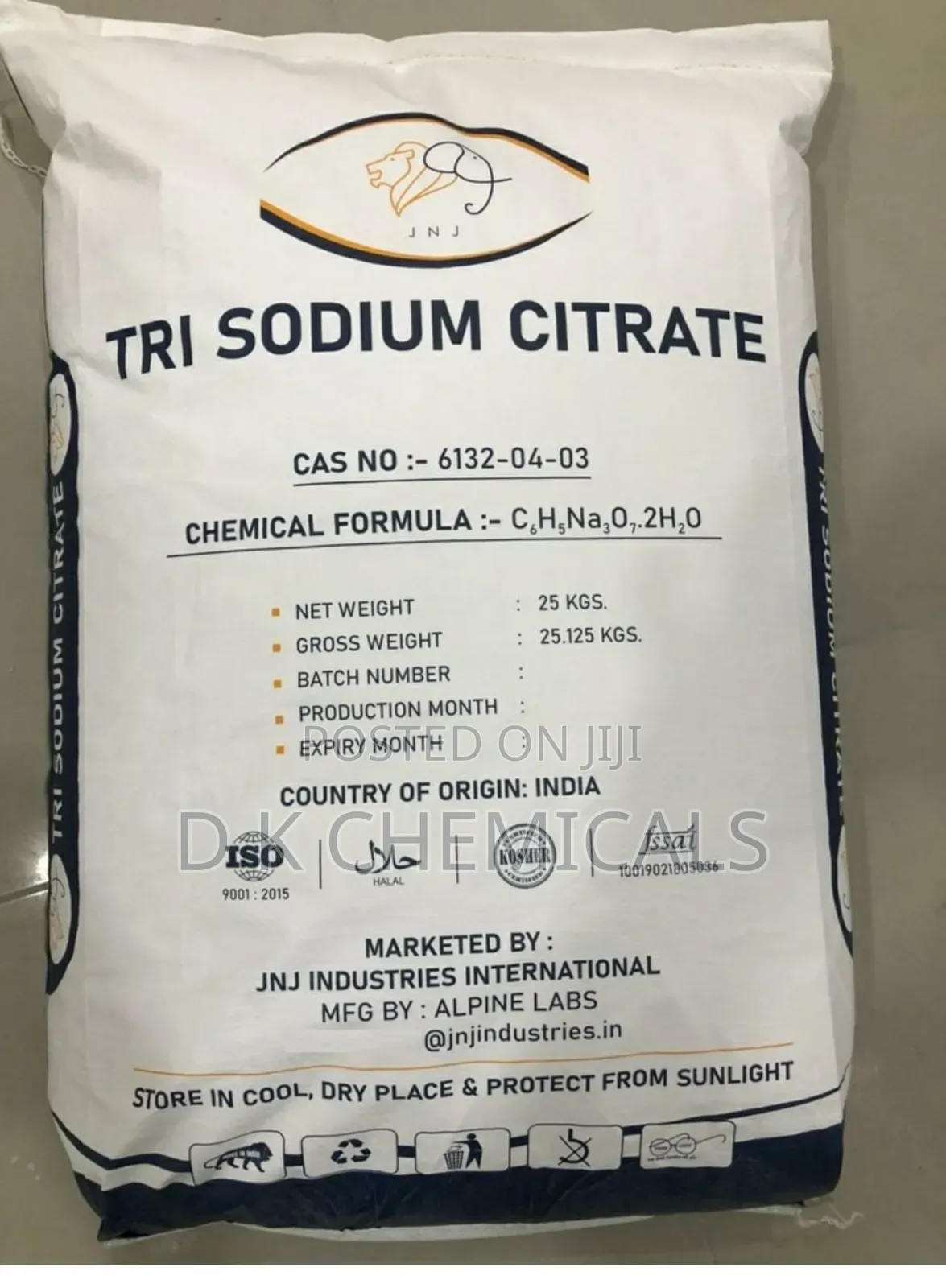 Trisodium Citrate Dk