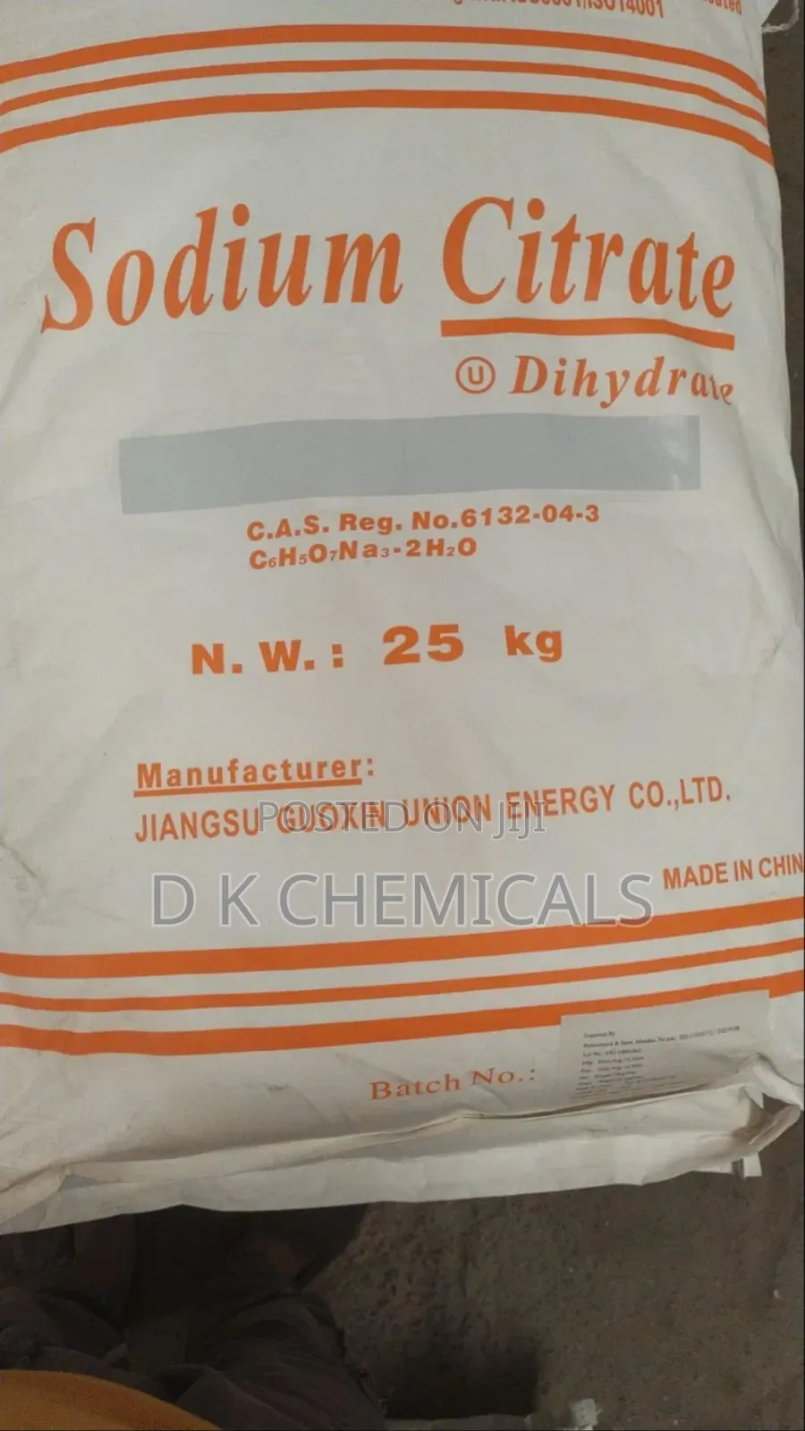 Sodium Citrate at Dk