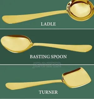 3pcs Stainless Steel Serving Spoons Set