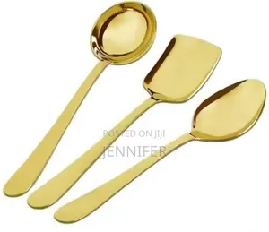 3pcs Stainless Steel Serving Spoons Set