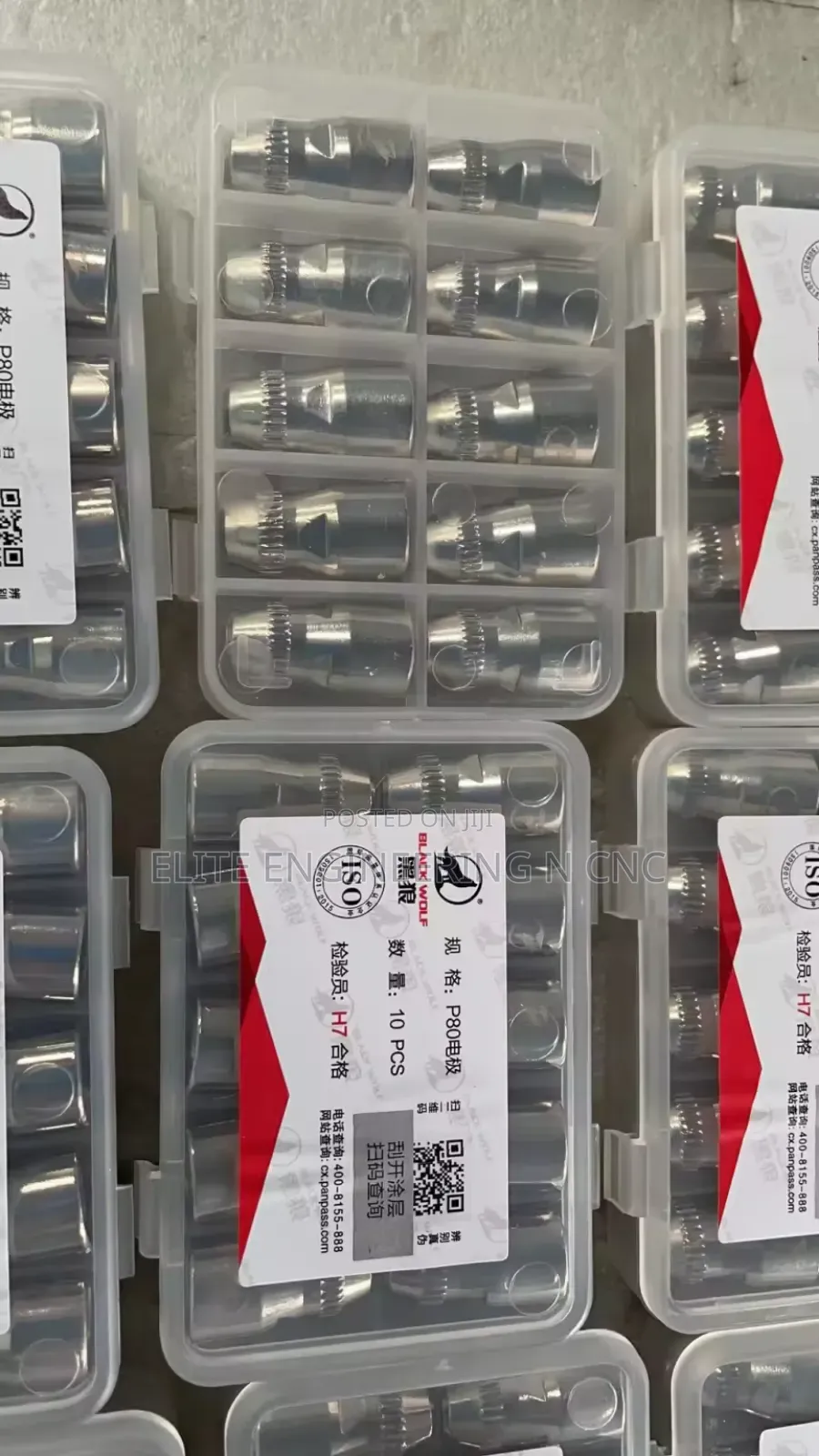 Black Wolf P80 Electrodes and Nozzles