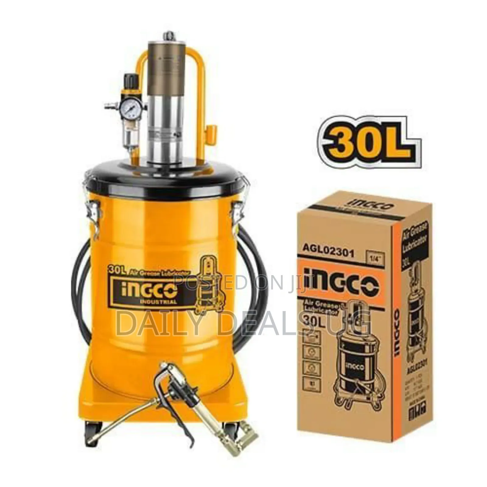 Ingco Air Grease Lubricator-Orange