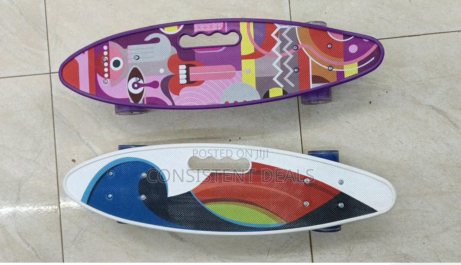 22" Complete Mini Cruiser Plastic Skateboard