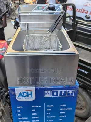 Adh Stainless Steel 6 Litres Electric Deep Fryer