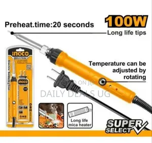 Ingco Electric Soldering Iron 220-240v~50/60hz-Orange/Silver