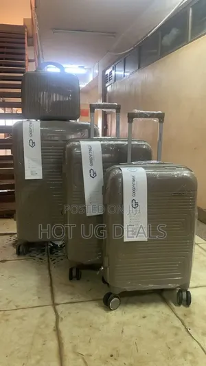 Set Of 4-in-1 Unbreakable Rubber Waterproof Suitcases