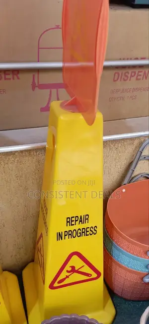 Repair In Progress Cone Sign