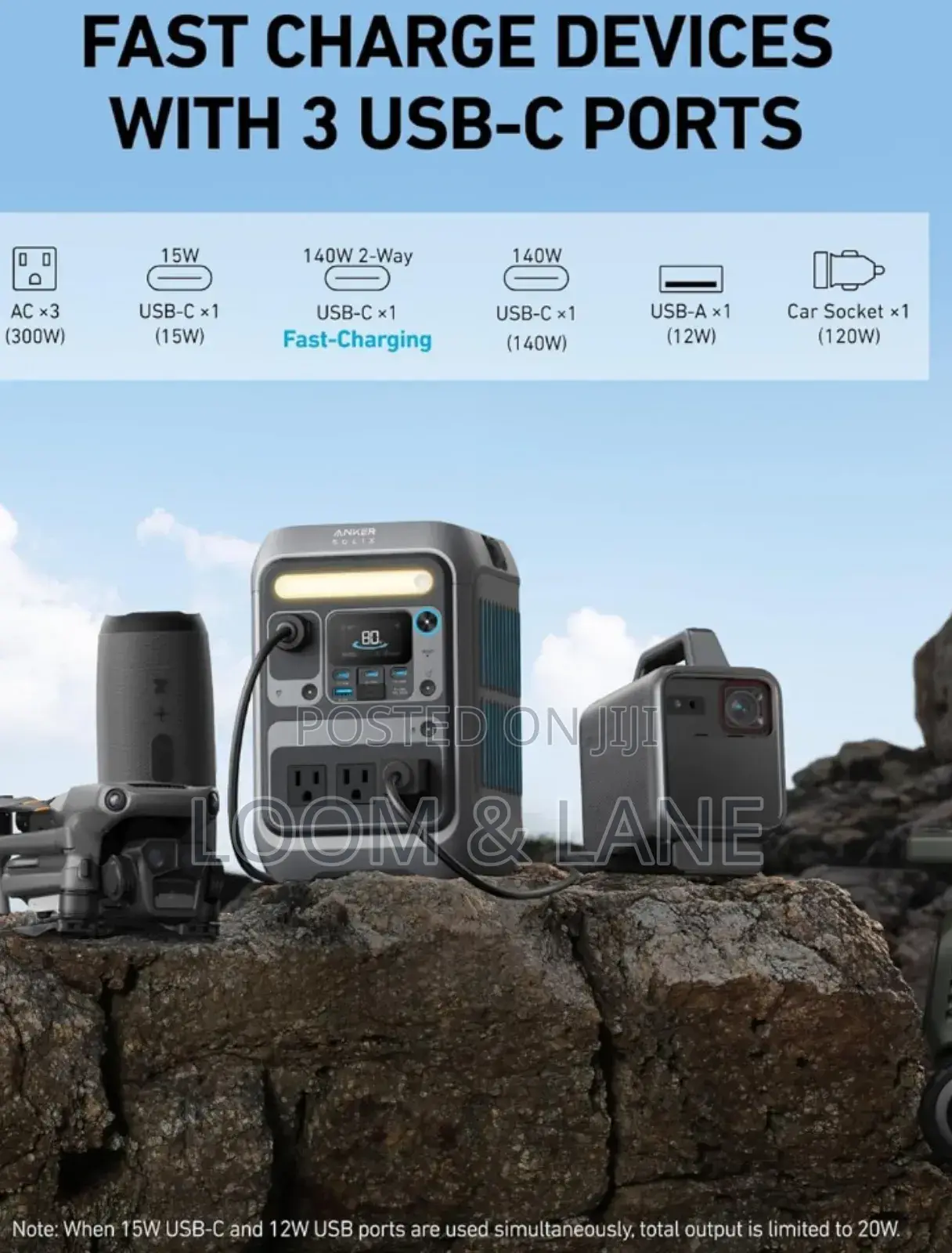 Anker Solix C300 Dc Power Station